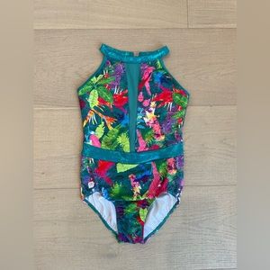 Sylvia P gymnastics leotard. Size Child 10
